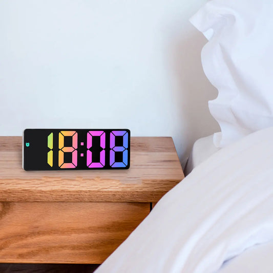 VividWake LED Clock
