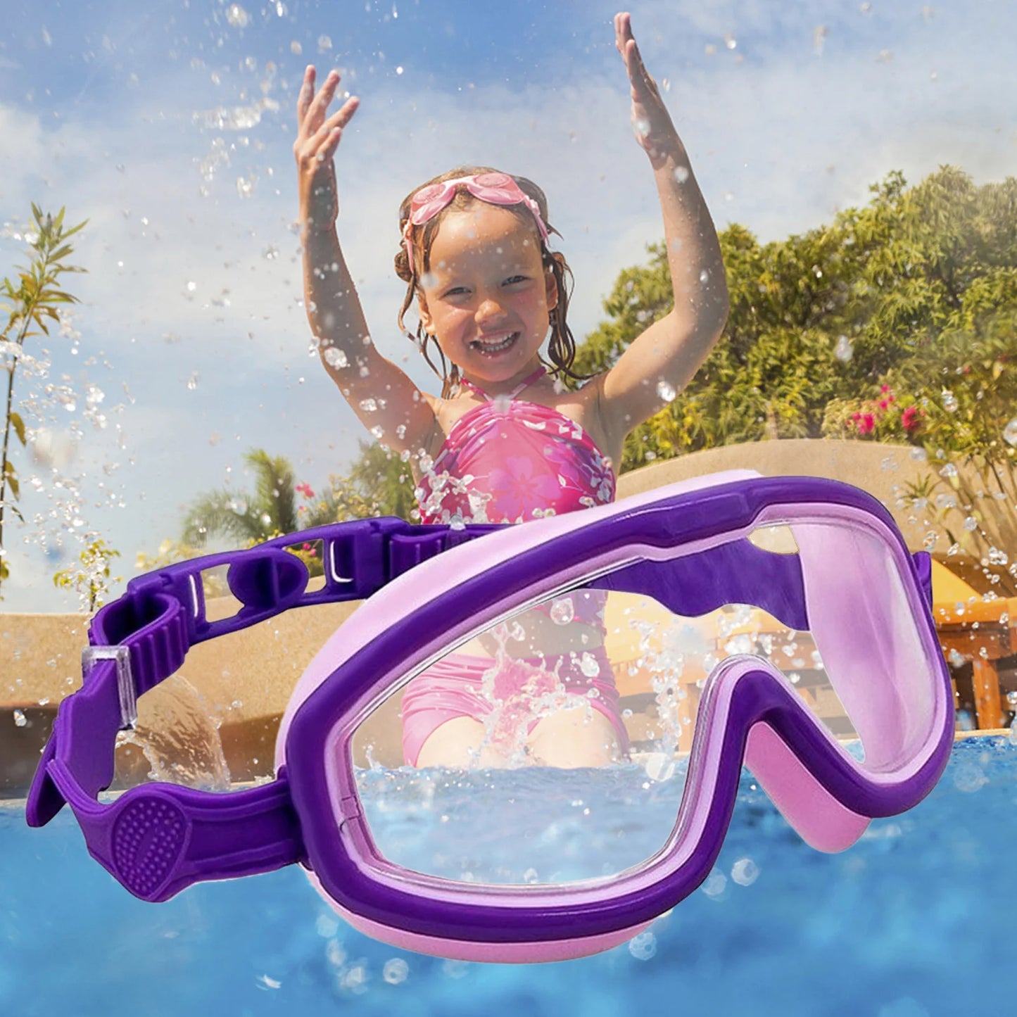 BubbleVision - Kids Swim Glasses (Pack of 2)