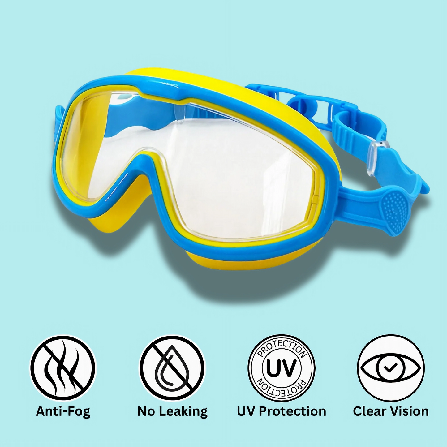 BubbleVision - Kids Swim Glasses (Pack of 2)